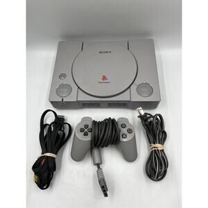 Sony PlayStation 1 SCPH-9001 Console + Original Controller & Cords - Tested PS1